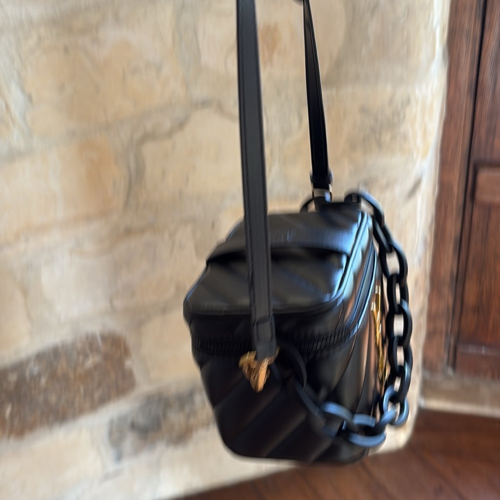 Yves Saint Laurent Beaute VIP Gift  Bag Crossbody bag handbag Black New In Box - Picture 11 of 12
